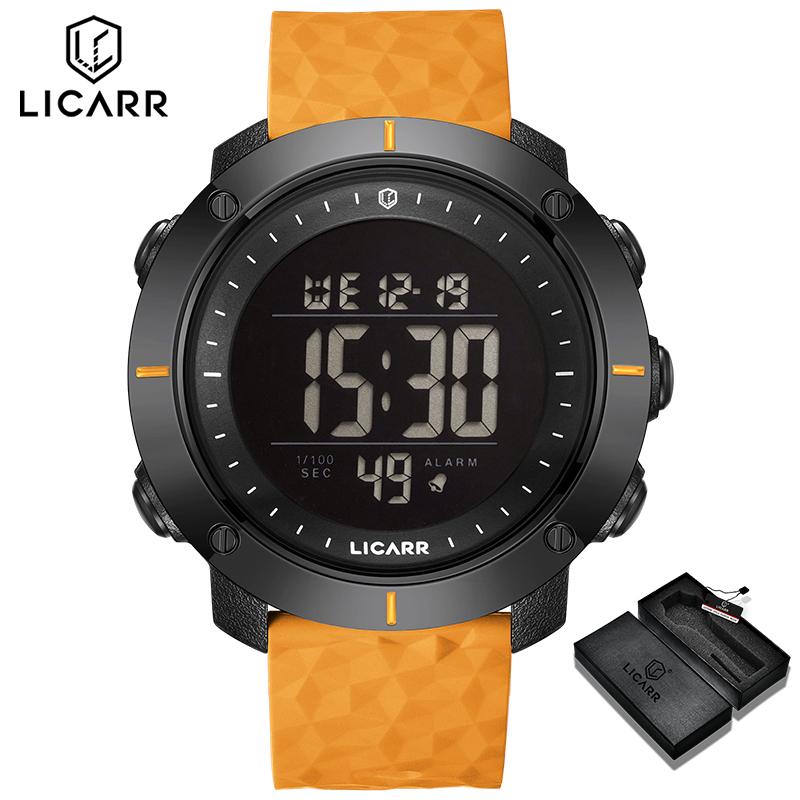 LICARR Brand Original Men's Watch Fashion light Sports Calendar Waterproof 9520