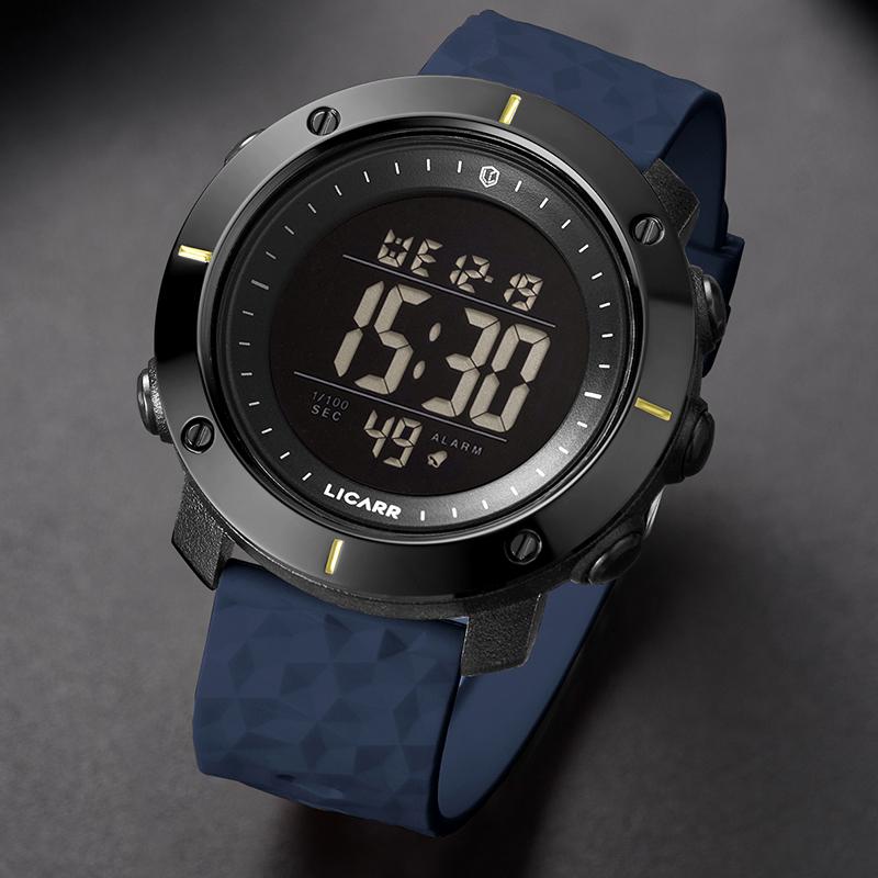LICARR Brand Original Men's Watch Fashion light Sports Calendar Waterproof 9520