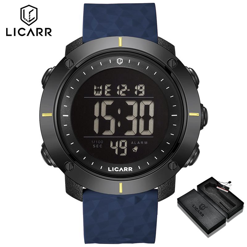 LICARR Brand Original Men's Watch Fashion light Sports Calendar Waterproof 9520