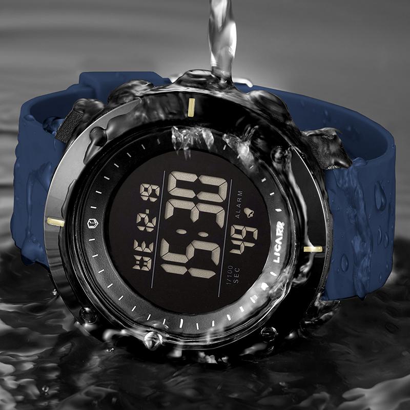LICARR Brand Original Men's Watch Fashion light Sports Calendar Waterproof 9520