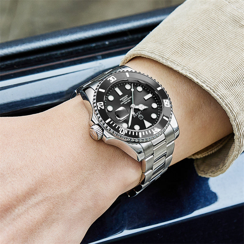 LICARR Original Waterproof Watches Mens Watch Fashion Luminous Calendar