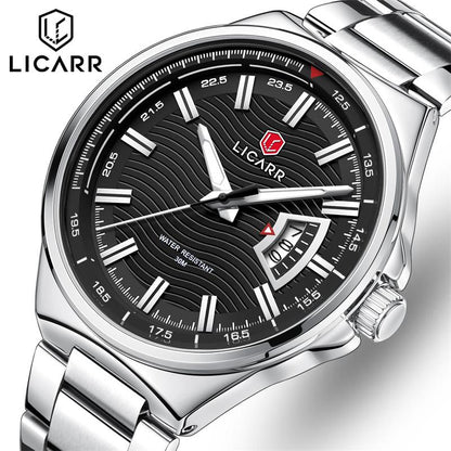 LICARR Waterproof Men's Watch Date